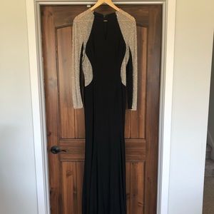 Worn only once for a wedding and no longer needed.